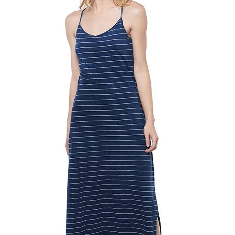 Tommy Bahama Women's Larch Indigo Stripe Long Maxi